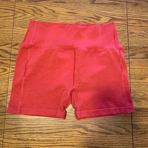 Alphalete Red Revival Shorts